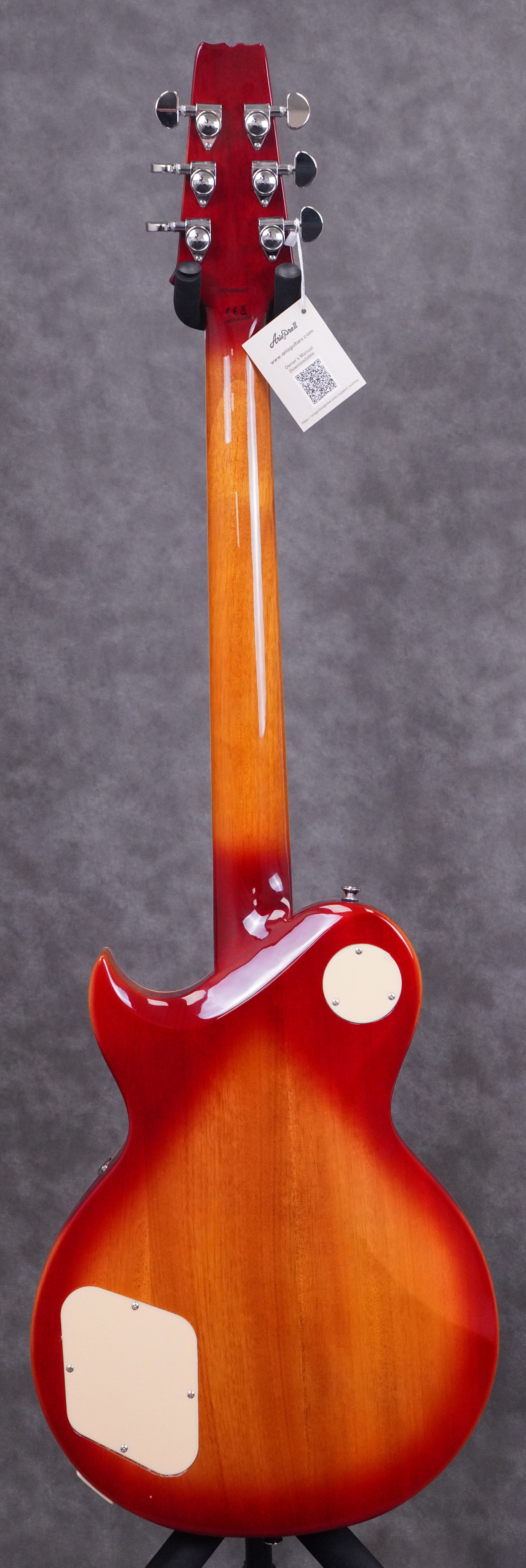 Aria Pro II PE-Custom 3PU CHSB Cherry Sunburst Finish - W/Setup