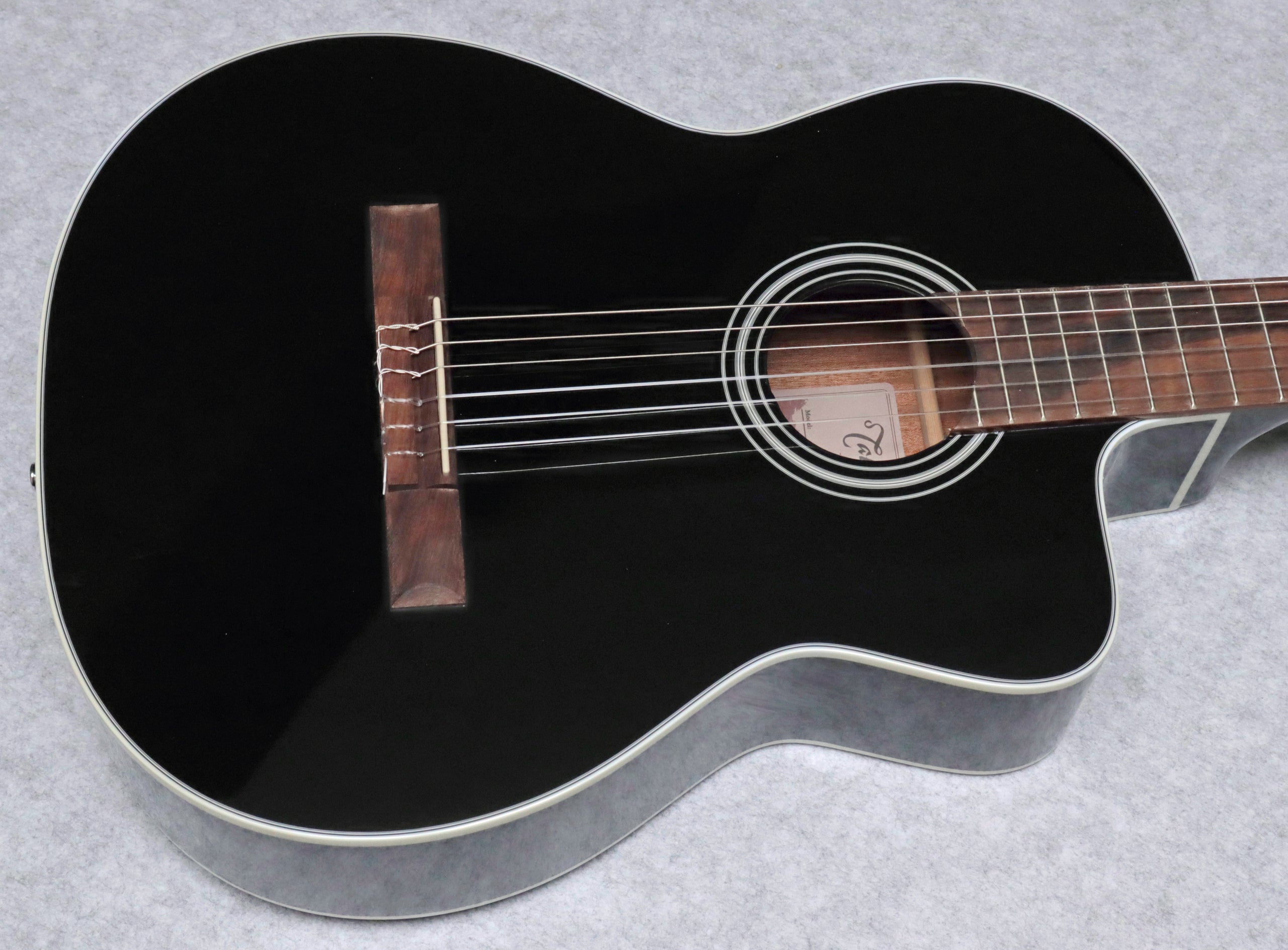 Takamine GC-2 Black 6-String Classical Guitar